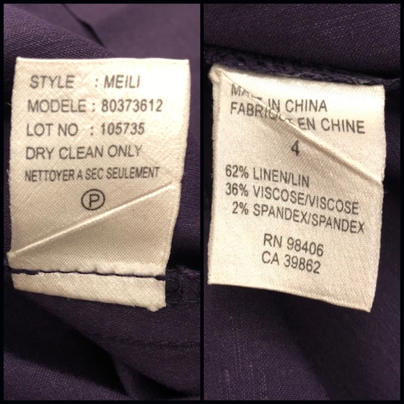 HP💛✨Theory Meili Purple Button Up Shirt Dress - Picture 6 of 7